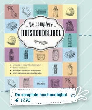 Promoties De complete huishoudbijbel - Huismerk - Standaard Boekhandel - Geldig van 01/12/2017 tot 31/12/2017 bij Standaard Boekhandel