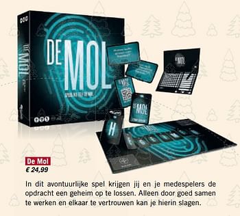 Promoties De mol - Just Games - Geldig van 01/12/2017 tot 31/12/2017 bij Standaard Boekhandel