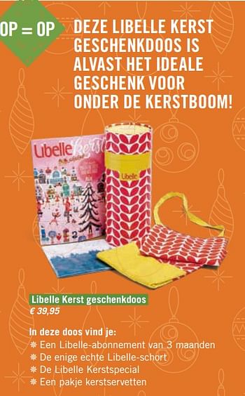 Promoties Libelle kerst geschenkdoos - Huismerk - Standaard Boekhandel - Geldig van 01/12/2017 tot 31/12/2017 bij Standaard Boekhandel