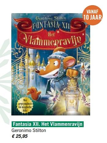 Promoties Fantasia xii het vlammenravijn geronimo stilton - Huismerk - Standaard Boekhandel - Geldig van 01/12/2017 tot 31/12/2017 bij Standaard Boekhandel