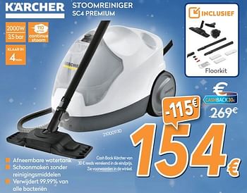 Promotions Karcher stoomreiniger sc4 premium - Kärcher - Valide de 04/12/2017 à 31/12/2017 chez Krefel