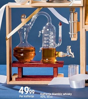 Promoties Koffertje alambic whisky - Huismerk - Carrefour  - Geldig van 06/12/2017 tot 24/12/2017 bij Carrefour