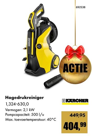 Promoties Karcher hogedrukreiniger - Kärcher - Geldig van 01/12/2017 tot 14/01/2018 bij Multi Bazar