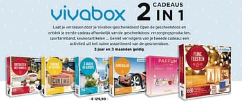 Promoties Vivabox 3 dagen in europa - Vivabox - Geldig van 01/12/2017 tot 31/12/2017 bij Standaard Boekhandel
