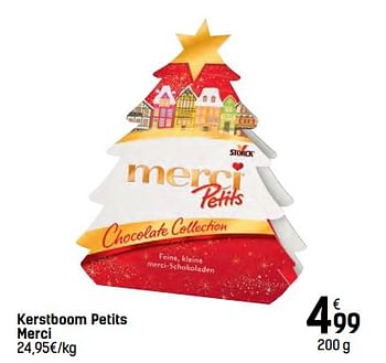 Promoties Kerstboom petits merci - MERCI - Geldig van 06/12/2017 tot 24/12/2017 bij Carrefour