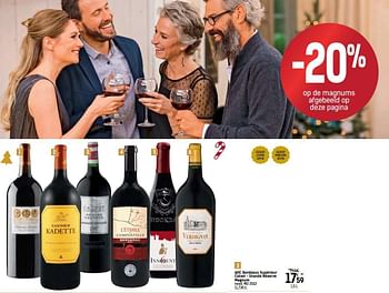 Promotions Aoc bordeaux supérieur calvet - grande réserve magnum rood, mo 2012 - Vins rouges - Valide de 06/12/2017 à 24/12/2017 chez Carrefour