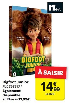 Promotions Bigfoot junior - Produit maison - Carrefour  - Valide de 06/12/2017 à 11/12/2017 chez Carrefour