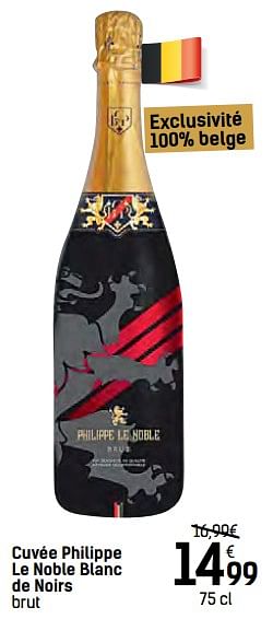 Promotions Cuvée philippe le noble blanc de noirs brut - Mousseux - Valide de 06/12/2017 à 24/12/2017 chez Carrefour