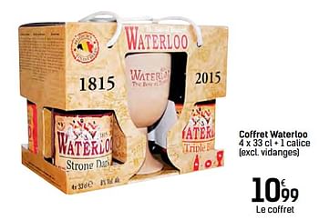 Promoties Coffret waterloo - Waterloo - Geldig van 06/12/2017 tot 24/12/2017 bij Carrefour