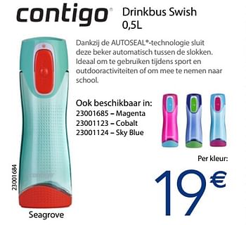 Promoties Drinkbus swish - Contigo - Geldig van 04/12/2017 tot 31/12/2017 bij Krefel