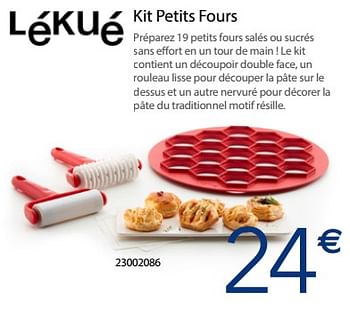 Promotions Kit petits fours - Lékué - Valide de 04/12/2017 à 31/12/2017 chez Krefel