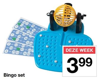 Promoties Bingo set - Huismerk - Zeeman  - Geldig van 09/12/2017 tot 16/12/2017 bij Zeeman
