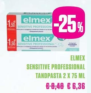 Promoties Elmex sentive proffesional tandpasta - Elmex - Geldig van 01/12/2017 tot 28/02/2018 bij Medi-Market