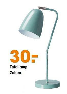 Promoties Tafellamp zuben - Huismerk - Kwantum - Geldig van 11/12/2017 tot 17/12/2017 bij Kwantum