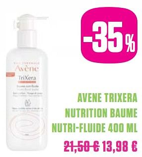 Promotions Avene trixera nutrition baume nutri-fluide - Avene - Valide de 01/12/2017 à 28/02/2018 chez Medi-Market