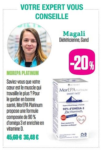 Promotions Morepa platinum - MorEPA - Valide de 01/12/2017 à 28/02/2018 chez Medi-Market
