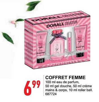 Promoties Coffret femme - Dorall Collection - Geldig van 06/12/2017 tot 12/12/2017 bij Trafic