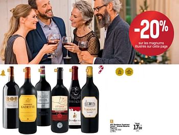 Promotions Aoc bordeaux supérieur calvet - grande réserve magnum rouge, mo 2012 - Vins rouges - Valide de 06/12/2017 à 24/12/2017 chez Carrefour