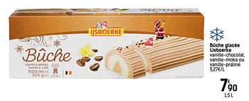 Promoties Bûche glacée ijsboerke - Ijsboerke - Geldig van 06/12/2017 tot 24/12/2017 bij Carrefour