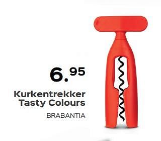 Promoties Kurkentrekker tasty colours - Brabantia - Geldig van 07/12/2017 tot 31/12/2017 bij ShopWillems