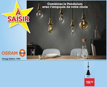 Promotions Osram vintage edition 1096 - Osram - Valide de 13/12/2017 à 30/12/2017 chez Makro