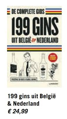 Promoties 199 gins uit belgië + nederland - Huismerk - Standaard Boekhandel - Geldig van 01/12/2017 tot 31/12/2017 bij Standaard Boekhandel