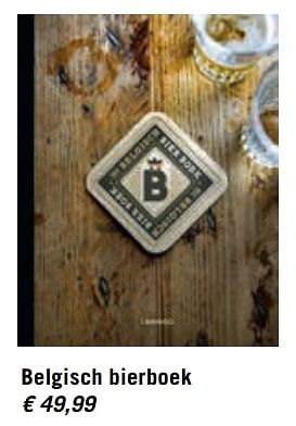 Promoties Belgisch bierboek - Huismerk - Standaard Boekhandel - Geldig van 01/12/2017 tot 31/12/2017 bij Standaard Boekhandel