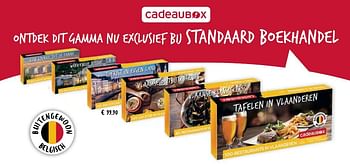 Promoties Standaard boekhandel-tourist in eigen land - Cadeaubox.be - Geldig van 01/12/2017 tot 31/12/2017 bij Standaard Boekhandel