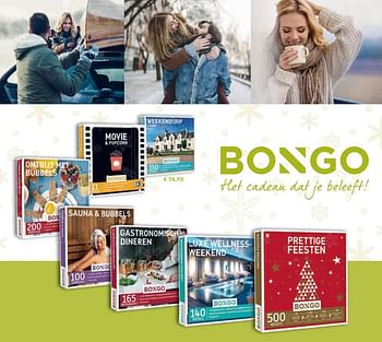 Promoties Weekendtrip bongo - Bongo - Geldig van 01/12/2017 tot 31/12/2017 bij Standaard Boekhandel