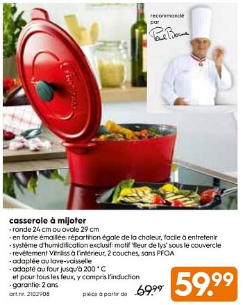 Promotions Fontignac casserole á mijoter - Fontignac - Valide de 04/12/2017 à 31/12/2017 chez Blokker