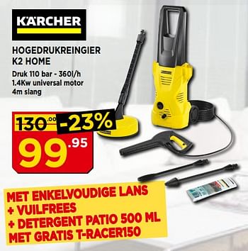 Promotions Karcher hogedrukreingier k2 home - Kärcher - Valide de 07/12/2017 à 31/12/2017 chez Bouwcenter Frans Vlaeminck