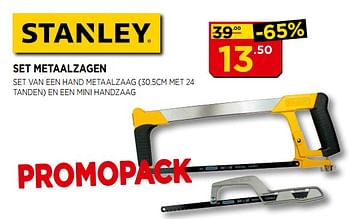 Promoties Stanley set metaalzagen - Stanley - Geldig van 07/12/2017 tot 31/12/2017 bij Bouwcenter Frans Vlaeminck