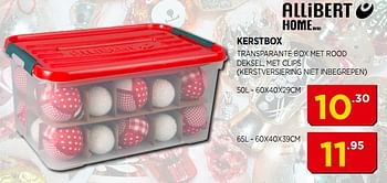 Promotions Kerstbox - Allibert - Valide de 07/12/2017 à 31/12/2017 chez Bouwcenter Frans Vlaeminck