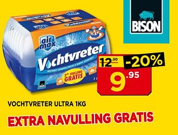 Promoties Vochtvreter ultra - Bison - Geldig van 07/12/2017 tot 31/12/2017 bij Bouwcenter Frans Vlaeminck