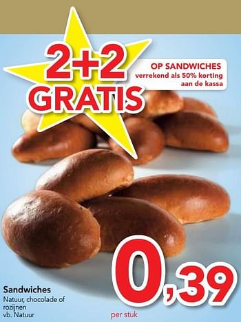 Promoties Sandwiches - Huismerk - Makro - Geldig van 13/12/2017 tot 30/12/2017 bij Makro