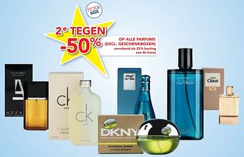 Promoties 2e tegen -50% op alle parfums - Huismerk - Makro - Geldig van 13/12/2017 tot 30/12/2017 bij Makro