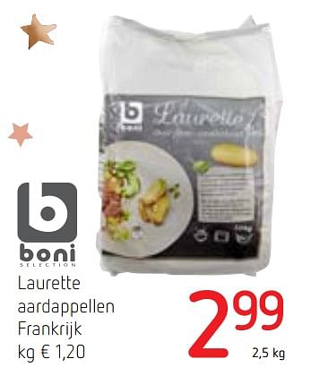Promoties Boni selection laurette aardappellen - Boni - Geldig van 14/12/2017 tot 03/01/2018 bij Spar (Colruytgroup)