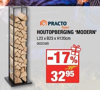 Promotions Houtopberging modern - Practo - Valide de 07/12/2017 à 31/12/2017 chez HandyHome