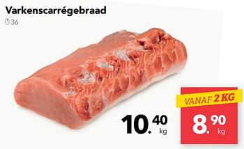 Promoties Varkenscarrégebraad - Huismerk - Buurtslagers - Geldig van 08/12/2017 tot 21/12/2017 bij Buurtslagers