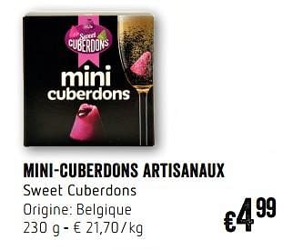 Promotions Mini-cuberdons artisanaux - Sweet Cuberdons - Valide de 07/12/2017 à 31/12/2017 chez Delhaize