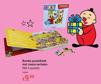 Promoties Bumba puzzelboek met mooie verhalen - Huismerk - Dreamland - Geldig van 13/12/2017 tot 30/12/2017 bij Dreamland