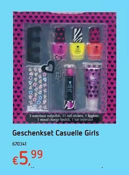 Promoties Geschenkset casuelle girls - Casuelle Girls - Geldig van 13/12/2017 tot 30/12/2017 bij Dreamland