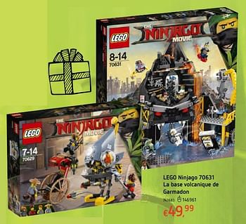 Promoties Lego ninjago la base volcanique de garmadon - Lego - Geldig van 11/12/2017 tot 30/12/2017 bij Dreamland