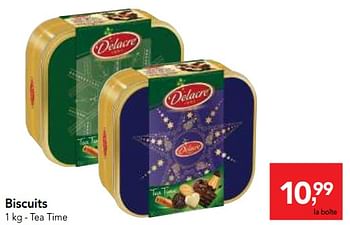 Promoties Biscuits tea time - Delacre - Geldig van 13/12/2017 tot 30/12/2017 bij Makro