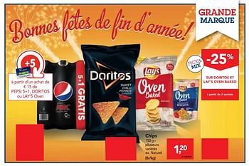 Promoties Chips naturel - Lay's - Geldig van 13/12/2017 tot 30/12/2017 bij Makro