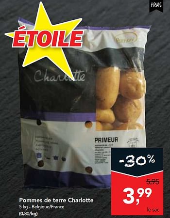 Promoties Pommes de terre charlotte - Huismerk - Makro - Geldig van 13/12/2017 tot 30/12/2017 bij Makro