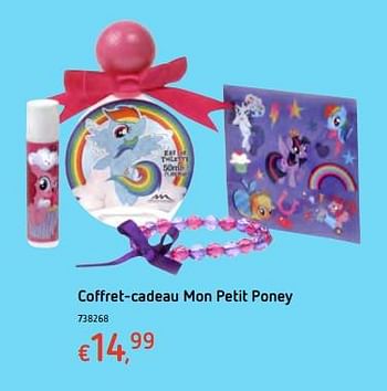 Promoties Coffret-cadeau mon petit poney - My Little Pony - Geldig van 11/12/2017 tot 30/12/2017 bij Dreamland