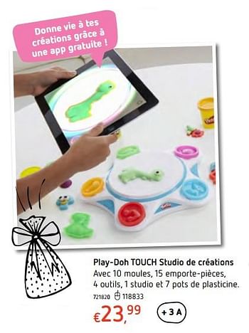 Promotions Play-doh touch studio de créations - Play-Doh - Valide de 11/12/2017 à 30/12/2017 chez Dreamland