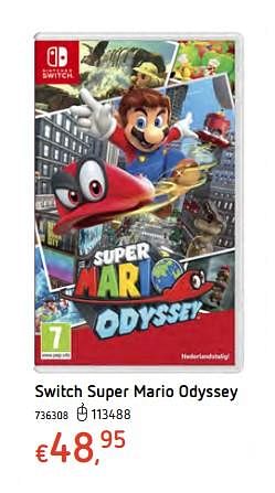 Promotions Switch super mario odyssey - Nintendo - Valide de 11/12/2017 à 30/12/2017 chez Dreamland