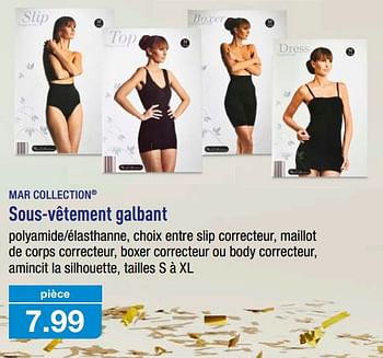 Promotions Sous-vêtement galbant - Mar Collection - Valide de 13/12/2017 à 19/12/2017 chez Aldi